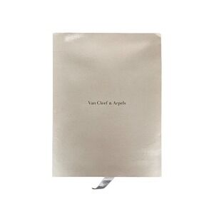 Van Cleef Arpels Gift Box Case Off White Booklet‎ Insert Empty Luxury